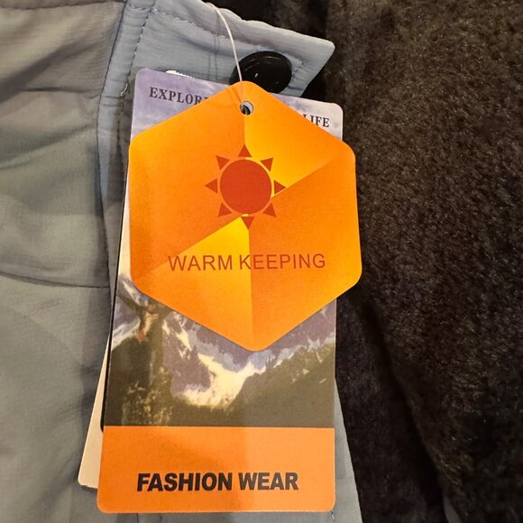 Moerdeng Waterproof Breathable Weather Gear Sports Jacket  Men M Light Blue new - Picture 8 of 9